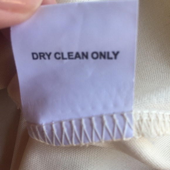 Solitaire Women's Dress Size Medium White/Cream Lace Cotton Date Night - Picture 6 of 6